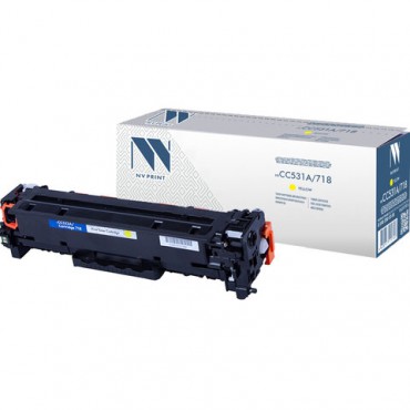 Картридж лазерный NV PRINT (NV-718Y) для CANON LBP7200Cdn/MF8330Cdn/8350Cdn, желтый, ресурс 2900 стр., NV-CC532A/718Y