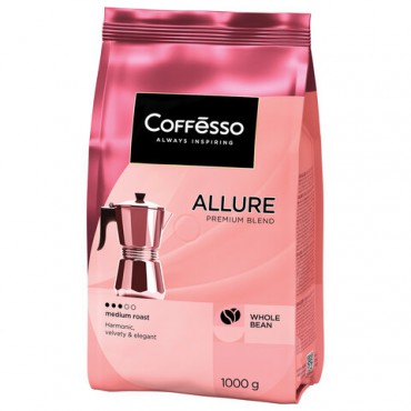 Кофе в зернах COFFESSO "Allure", 1 кг, 102487